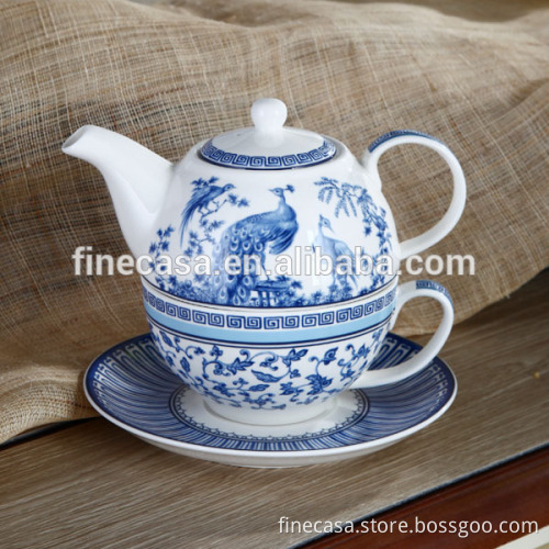 Elegant New Bone China Ceramic Chinese Porcelain Tea set Made in China